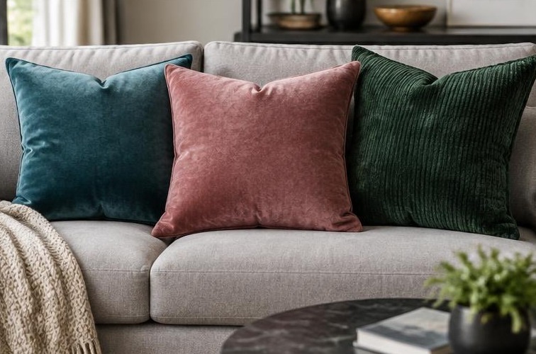 Cushion Covers — Textured & velvet