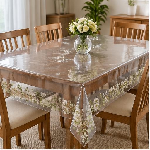 PVC Table Cover, 6-seater